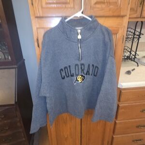 Vintage Pro Player Colorado University oversized quarter zip sweatshirt - XXL
